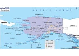 Alaska State Map - Digital File