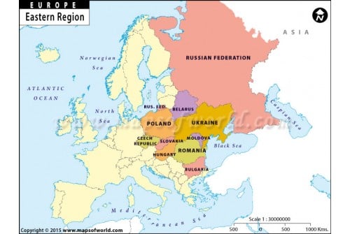 Europe Eastern Region Map