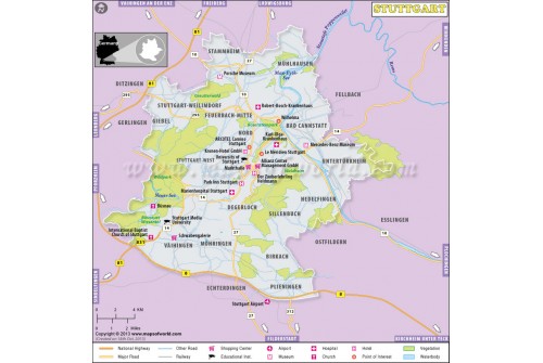 Stuttgart Map
