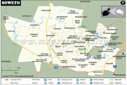 Soweto City Map