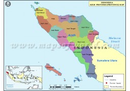 Aceh Province Map