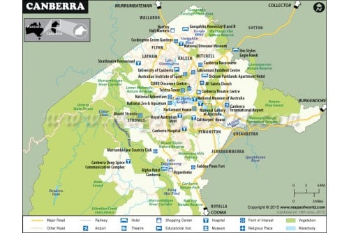 Canberra City Map