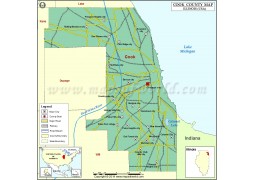 Cook County Map - Digital File