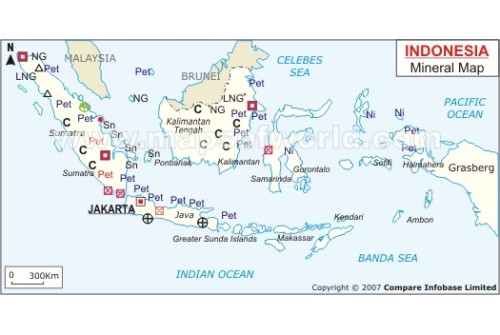 Indonesia Mineral Map