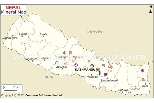 Nepal Mineral Map