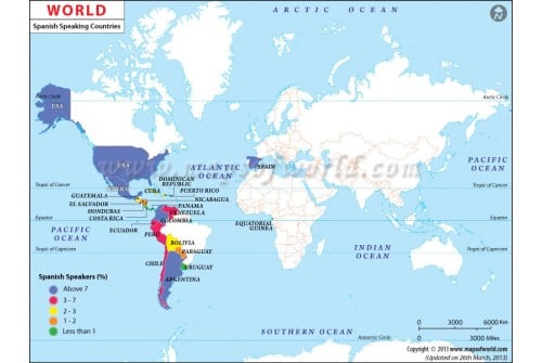 Spanish Speaking Countries in World