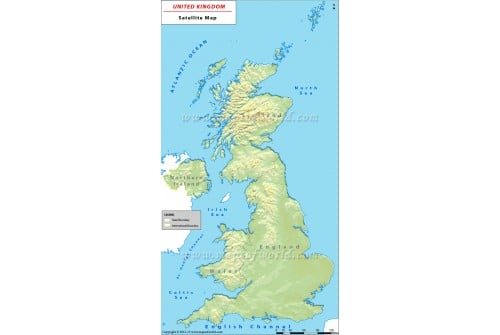 UK Satellite Map