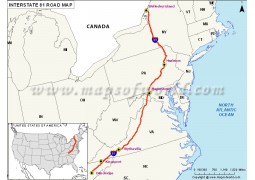 US Interstate 81 Map - Digital File