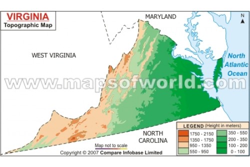 Virginia Topographic Map