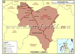 Map of South Lanarkshire Council - Digital File
