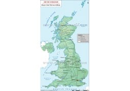 UK Rail Map - Digital File