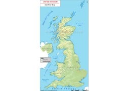 UK Satellite Map - Digital File