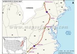 US Interstate 81 Map - Digital File