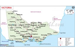 Map of Victoria, Australia - Digital File