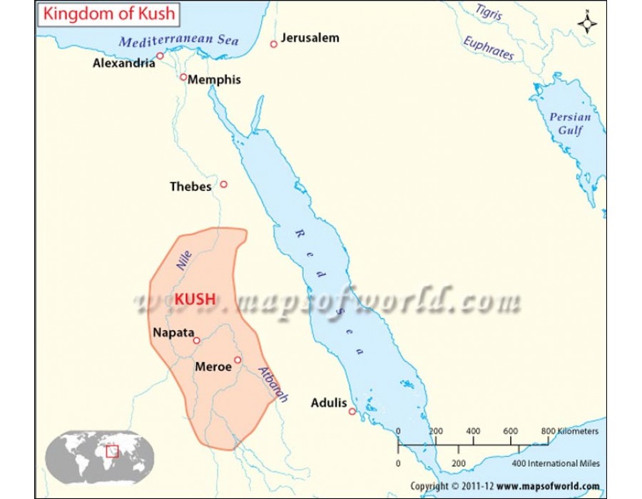 Buy Map Of Kush Kingdom