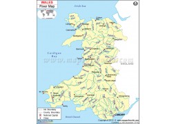 Wales River Map - Digital File