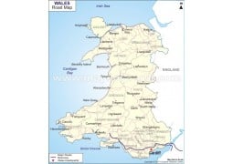 Wales Road Map - Digital File