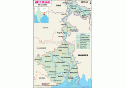 West Bengal Road Map - Digital File