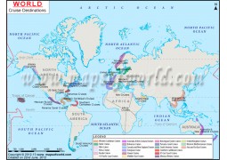 World Holiday Cruise Map - Digital File