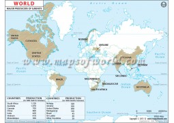 World Ilmenite Producing Countries - Digital File
